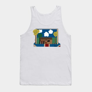 Eleven Jane stranger things diorama Tank Top